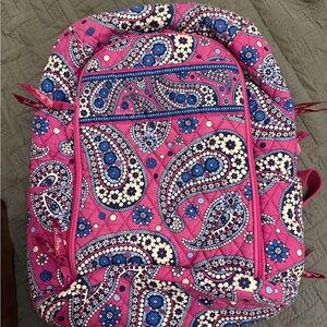 Vera Bradley Pink and Blue Paisley Kids Backpack